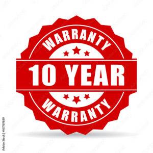 10 Year Warranty